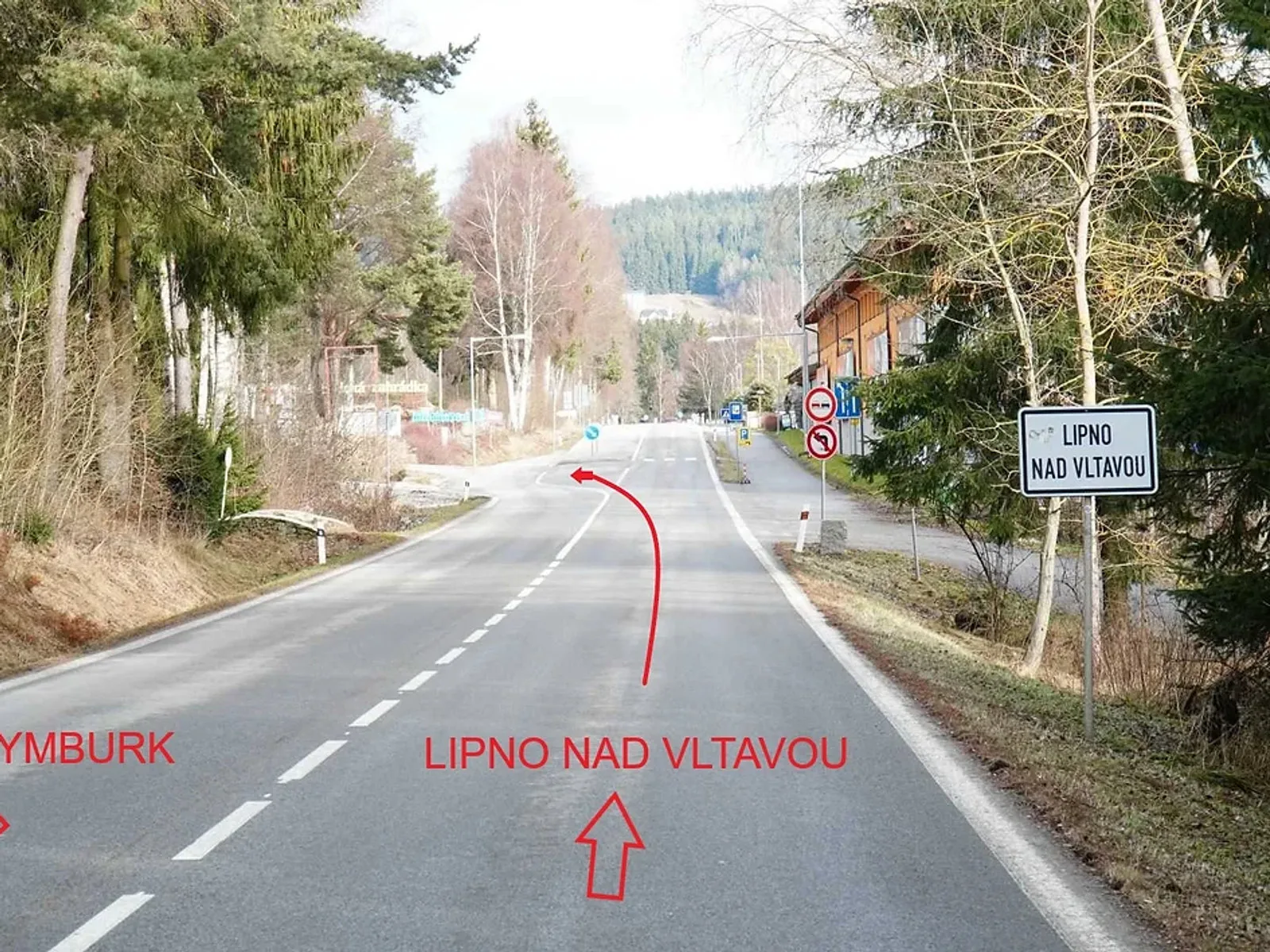 Cesta od Frymburku